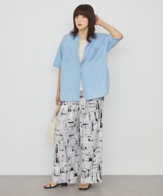 AMERICAN HOLIC Ｗポケット半袖デニムシャツ