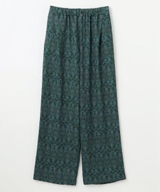 ANY 【洗濯機可/ウエストゴム】ウェーブプリントパンツ