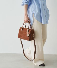 russet  スエード2WAYミニボストンバッグ(CE-1570-WEB)