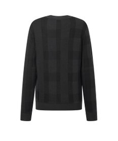 DAKS 【DAKS GOLF】ウールブレンドストレッチチェックセーター