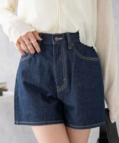WEGO 台形デニムショートパンツ