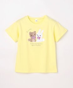 ANY KIDS 【綿100%】ドロップショルダーミラクルスパンコールTシャツ