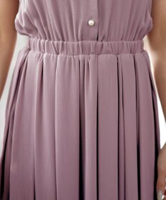 Tiaclasse 【洗える】シアー楊柳シャツワンピース