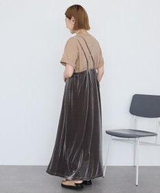 AMERICAN HOLIC ベロアキャミワンピース