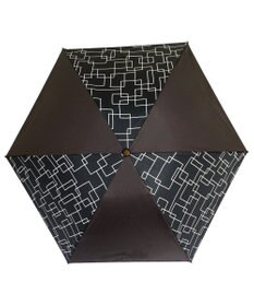 +RING 【遮光/99%以上】【数量限定】レディース向け 晴雨兼用（折）50cm BLK-PTN T949
