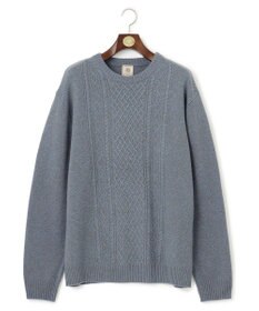 J.PRESS MEN 【KING SIZE】【Cash Lamb's Wool】ケーブルクルーネック ニット
