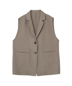 Green Parks メッシュフレンチスリーブジレ