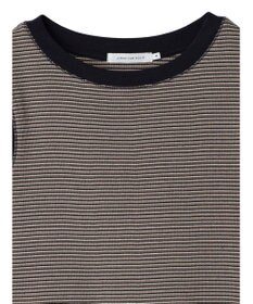 AMERICAN HOLIC ミジンボーダーノースリーブカットプルオーバー