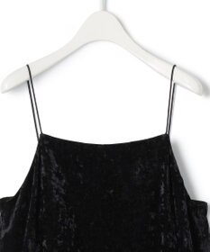 ICB 【洗える】 シアーベルベット キャミソールワンピース