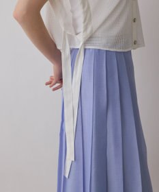 GRACE CONTINENTAL メッシュポンチョシャツ