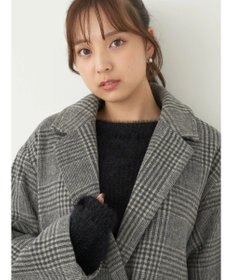 earth music&ecology チェスターコート（チェック）