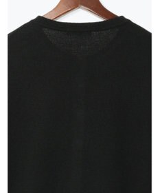 Te chichi メタルスクエア釦クルーネックカーディガン