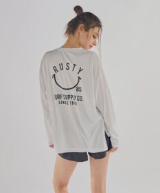 OP／FILA 【RUSTY】ニコちゃんロンT＋ショートパンツ付きビキニ 4点セット水着