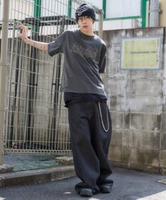 WEGO 【ユニセックス着用ITEM】ピグメントグラフィックT（SS）