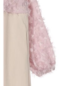 earth music&ecology ジャガード切替ワンピース