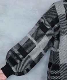 Tiaclasse 【洗える】チェック柄プルオーバーニット