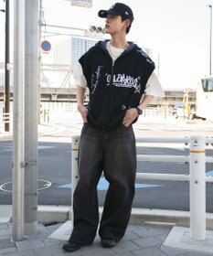 WEGO 【ユニセックス着用ITEM/MLサイズ展開】ジャガードノースリジップパーカー