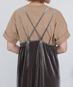 AMERICAN HOLIC ベロアキャミワンピース