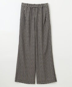 ANY 【洗濯機可/ウエストゴム】ウェーブプリントパンツ