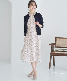 ANY SIS 【洗える】ミモザプリント ワンピース