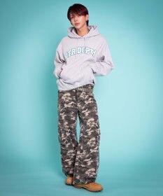 WEGO 【ユニセックス着用ITEM/MLサイズ展開】カレッジプルパーカー