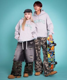 WEGO 【ユニセックス着用ITEM/MLサイズ展開】カレッジプルパーカー