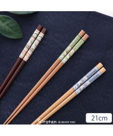 Mother garden しろたん 木製箸 21㎝ 《シマエナガ》