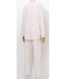 Wing 【パジャマ】　長袖・長ズボン　綿100%　天竺素材　花柄　ウイング／ワコール　EP7082