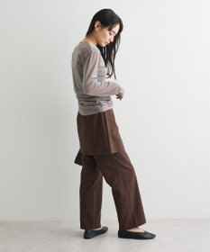 CRAFT STANDARD BOUTIQUE シアーベロアサイドギャザープルオーバー