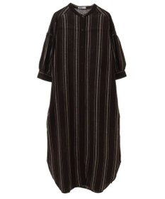 CRAFT STANDARD BOUTIQUE リネンレーヨンストライプワンピース