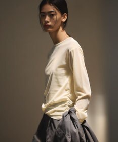 CRAFT STANDARD BOUTIQUE シアーベロアサイドギャザープルオーバー