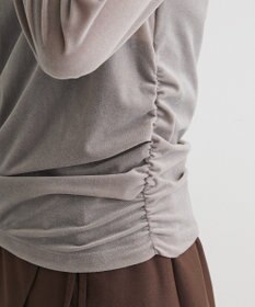 CRAFT STANDARD BOUTIQUE シアーベロアサイドギャザープルオーバー