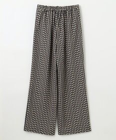 ANY 【洗濯機可/ウエストゴム】ウェーブプリントパンツ