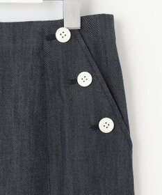 J.PRESS LADIES L 【洗える】 セルロースシャンブレー タイト ナロー スカート