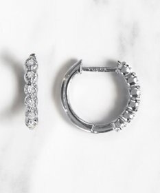 TOCCA 【WEB限定】FRILL DIAMOND PIERCED EARRINGS K10 ダイヤモンド ピアス