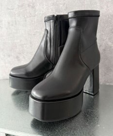 WEGO ストレッチヒールショートブーツ