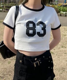 WEGO デザインプリントチビＴ