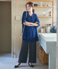 Tiaclasse 【新色追加・洗える】プリーツパンツ