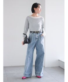 Te chichi ワイドデニムパンツ