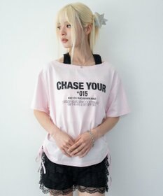 WEGO ホルターネックレイヤードワンショルT