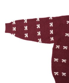 Green Parks ・ｓｗｉｎｇ　ｂｙ　リボンジャカードクルーニット