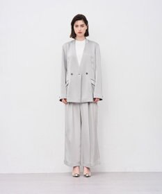 uncrave シャイニーダブルサテン ジャケット