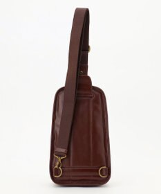 JOSEPH ABBOUD 【軽量/コンパクト/牛革】オイルドレザーボディー バッグ