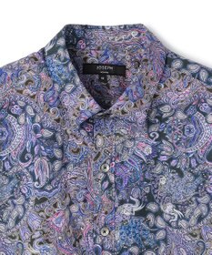 JOSEPH HOMME 【新柄】エスニカルプリント　半袖レギュラーカラーシャツ