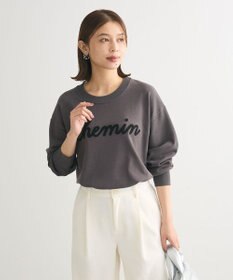 Green Parks 洗える　さがら刺しゅうロゴニットプル