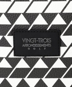 23区GOLF 【UNISEX】フラッグ総柄カートバッグ