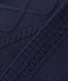 23区GOLF 【WOMEN】【ウォッシャブル】コットンブレンドサイドロゴベスト