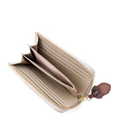 IBIZA アニマーダ　牛革　L字ファスナー財布（フクロウ）