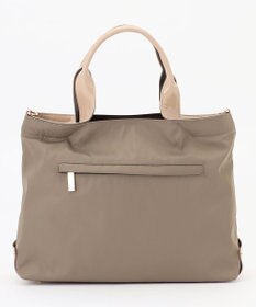 LA BAGAGERIE ツイルナイロン×エナメル 2WAYトートバッグ Mサイズ