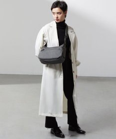 Y'SACCS 【ムック本掲載】【ナイロンタフタ×リサイクルレザー】デイリーショルダー　Sサイズ